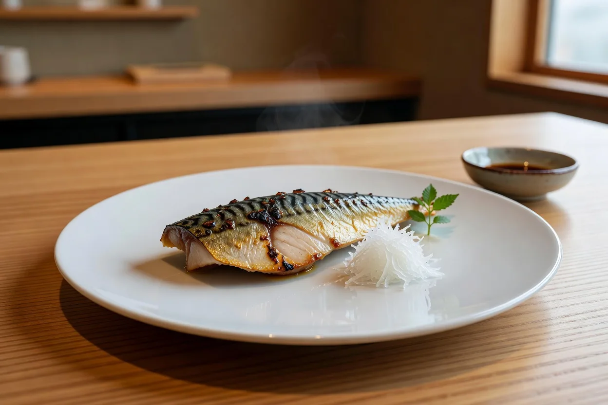 鯖の塩焼き